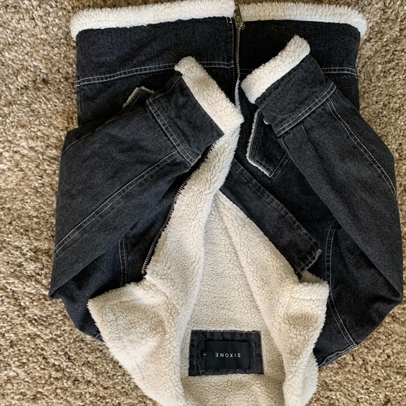 Denim Sherpa jacket - Picture 3 of 3